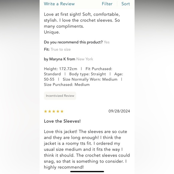 Anthropologie NWT Crochet-Sleeve Denim Jacket size S. - Picture 13 of 16